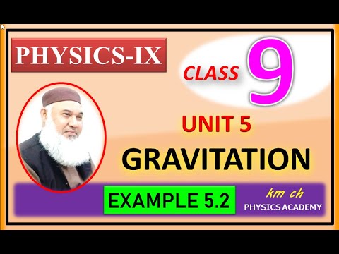 Example 5.2 | Unit 5 | Gravitation | Physics-IX | Class 9 - YouTube