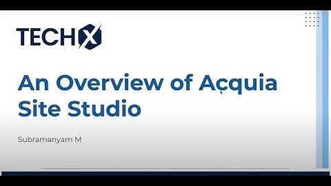 Building component-based websites on #Drupal using #Acquia #SiteStudio