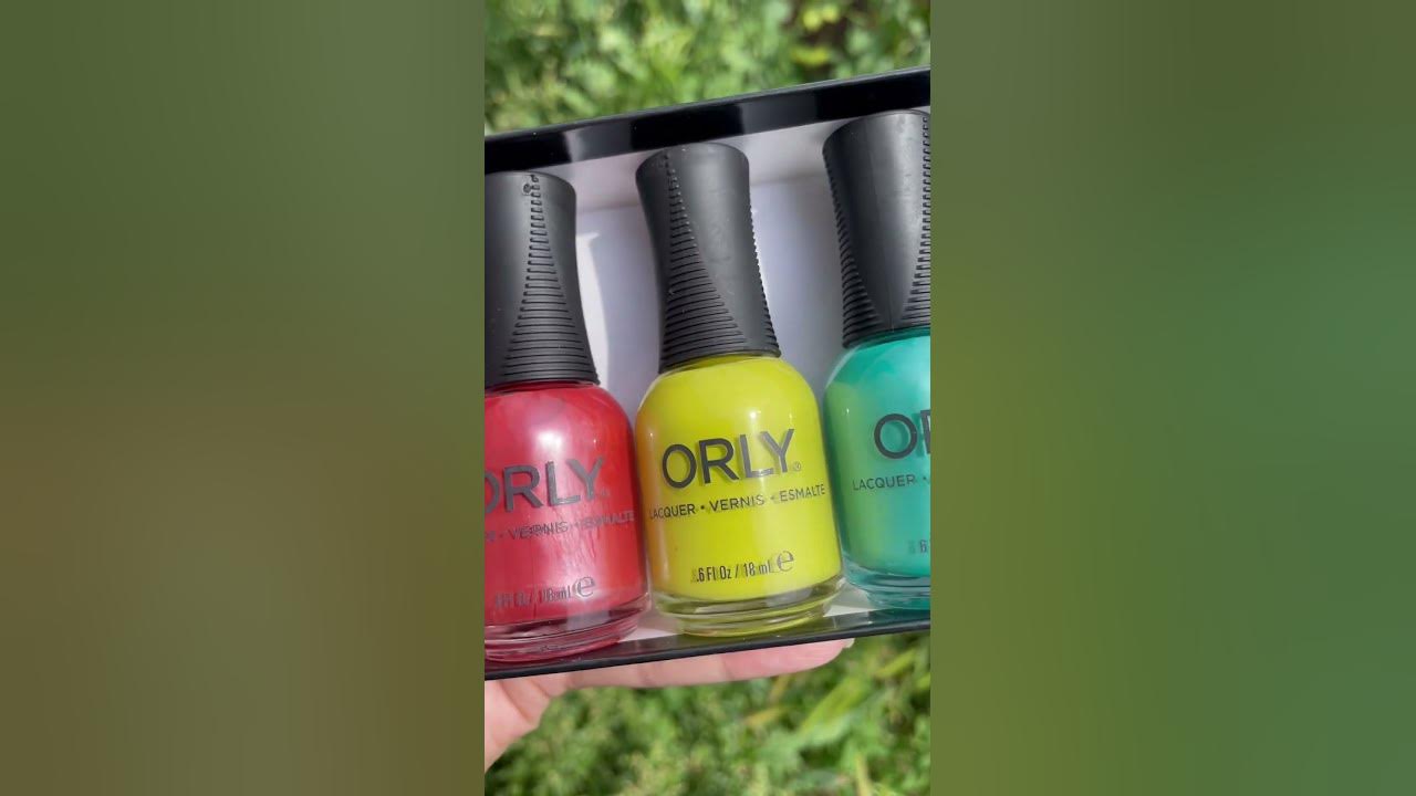 Orly Summer 2023 Great Escape 😎 collection colorpass YouTube