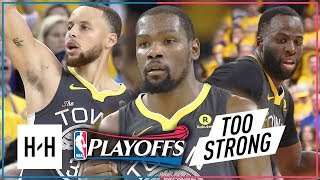 Stephen Curry, Durant \& Draymond Green Game 2 Highlights vs Pelicans 2018 Playoffs - UNSTOPPABLE