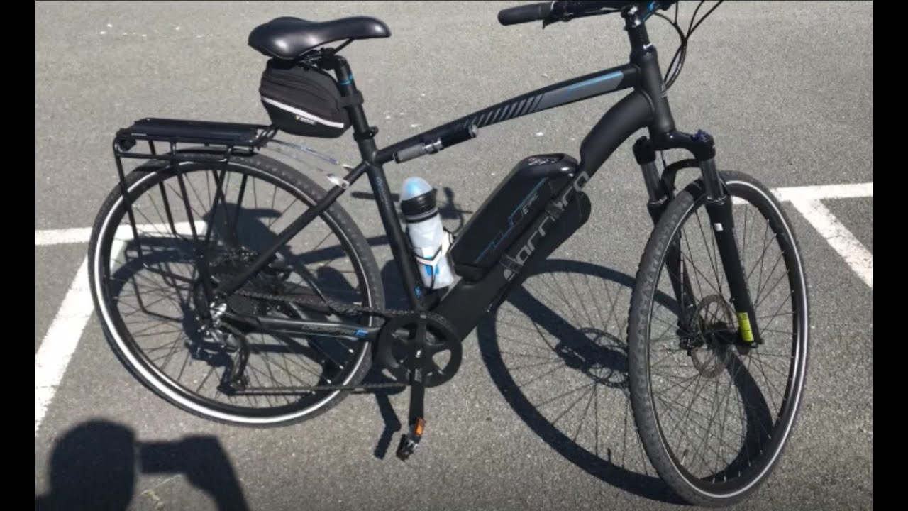 E-Bike: 2021 Carrera Crossfire E  revised review with extras - short  ride & battery removal - YouTube