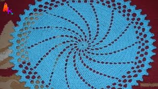 Crochet Thalposh/Table mat[345]Hindi