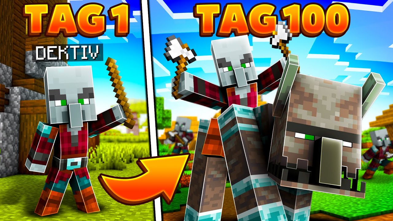 Schaffe ich es 100 Tage als Pillager zu überleben?