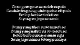 Lagu dan Lirik Masa Gara Gara Masalah Sepele