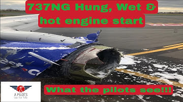 HUNG, WET & HOT ENGINE START "FULL MOTION B737 SIM"