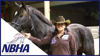 NBHA 2020 Open World Championship 3D World Champion Lisa Murray and Spit Curl Brown