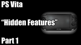PS Vita "Hidden Features" Part 1