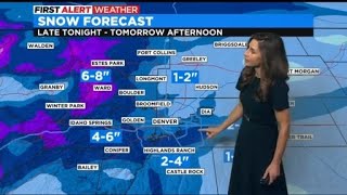 Mild Monday, But Cold And Snow Returns Tomorrow