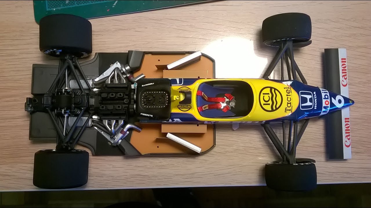 1 Tamiya Williams Fw11 Honda Part 5 Youtube