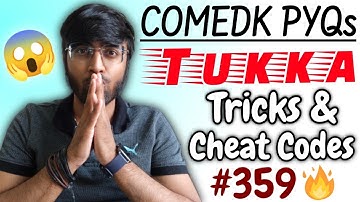 Physics Tukka Tricks - COMEDK 2022🔥| Tricks & Cheat Codes #359 [ COMBO OFFER In Description ]