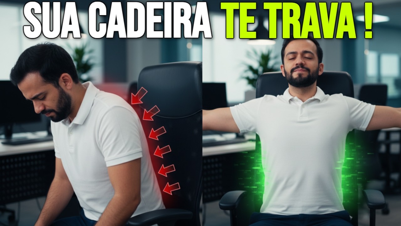Sentar o Dia Todo Está DESTRUINDO Sua Coluna? 3 Técnicas Essenciais!