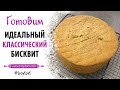 ВОЗДУШНЫЙ Классический БИСКВИТ! ♡ Самый ПРОСТОЙ РЕЦЕПТ!