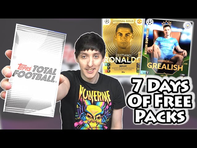FREE PACKS FOR A WEEK! Topps Total Football App Pack Opening