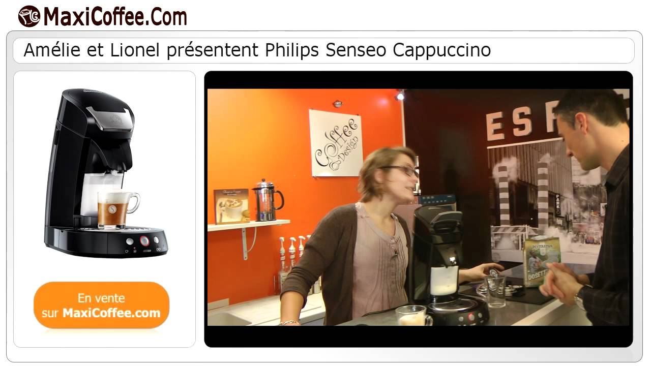 Présentation de la Philips Senseo Cappuccino 