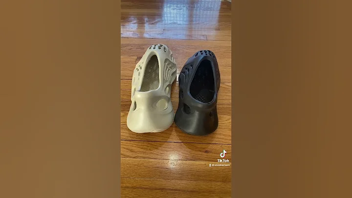 HOW TO TELL REAL VS REPLICA YEEZY FOAM RNNRS #sneakers #yeezy #shoes #foamrunner  #shorts #fashion