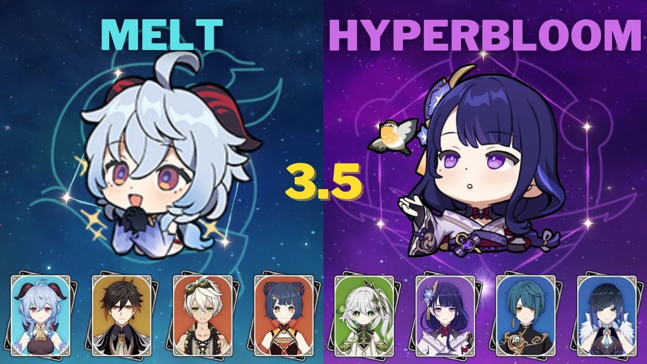 Melt Ganyu & Hyperbloom Raiden - 3.5 Spiral Abyss Floor 12