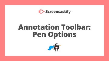 Annotation Toolbar: Pen Options