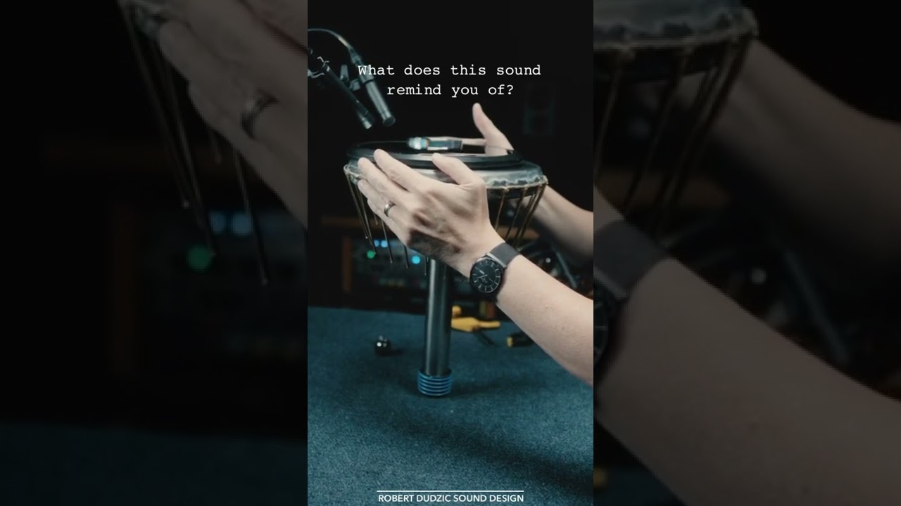 CINEMATIC SOUND DESIGN with spinner and water harp🔊🎧