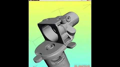 X ray of a Die Casting 360p