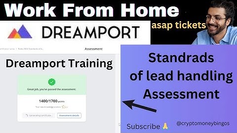 Standards of lead handling Assessment| Dreamport Training | dreamport