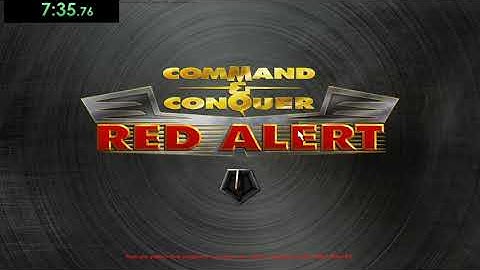 Command & Conquer Remastered Red Alert Speed Run Allies 1h 43min 42sec