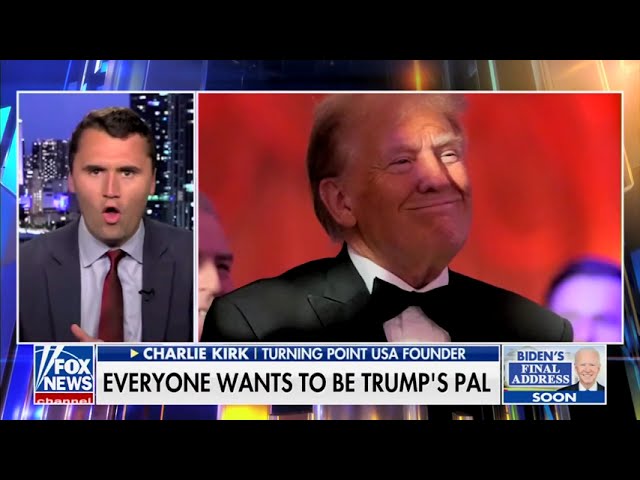 Charlie Kirk reveals why people want to be in the 'good graces' of Trump