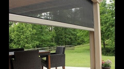 Cách lắp đặt rèm cuốn ngoài trời Hệ Zipper - Auto-Home