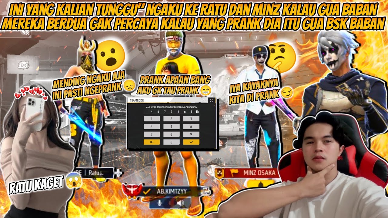 JUJUR KE AMURE RATU & MINZ KENZI KALAU YANG NYAMAR JADI BOCIL ITU GW BSK BABAN MEREKA SAMPE MARAH!