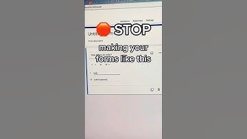 🛑 STOP making your forms like this! #yapz #feedback #ai #formbuilder #founder #student #googleforms