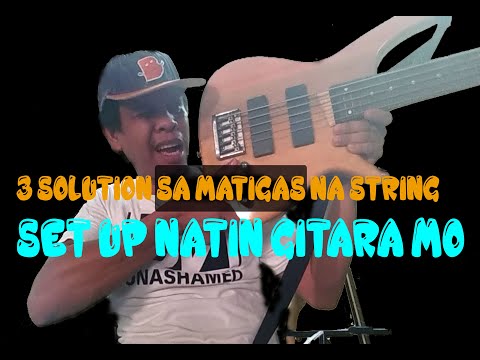 Video: Paano Upang Ibagay Ang Mga String Ng Gitara