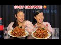 Spicy chatpate mukbang character swap with thisissharmy     anjali magar