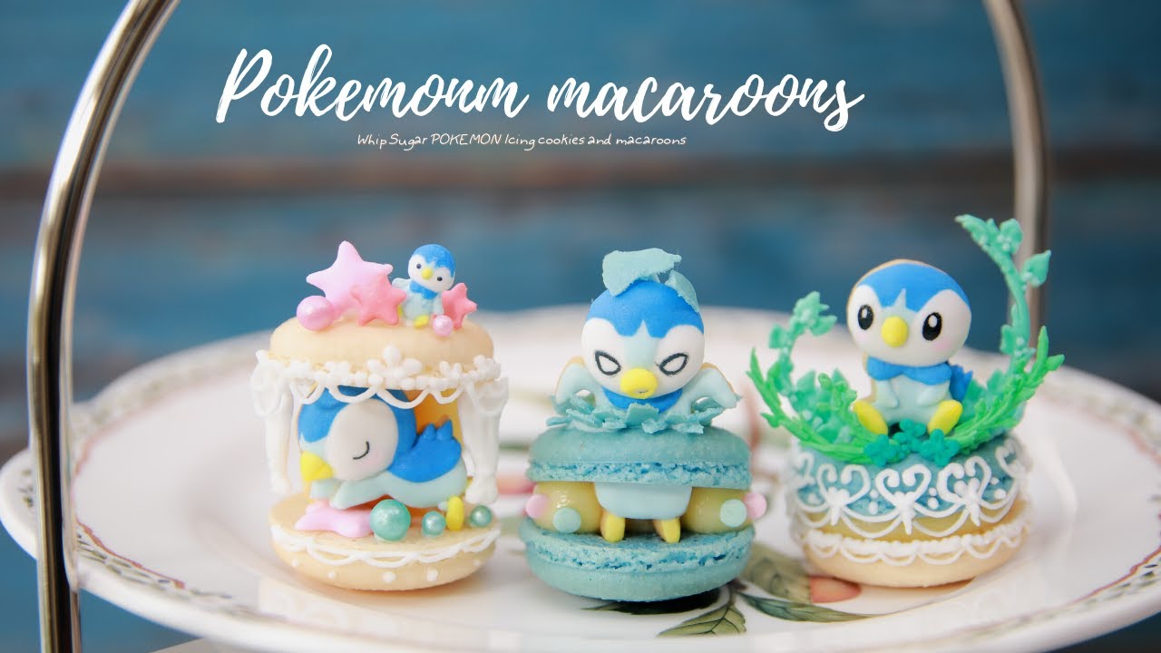 ポケモンマカロン ピカチュウ達のハロウィンなマカロン アイシングクッキー Pokemon Macaroons Youtube