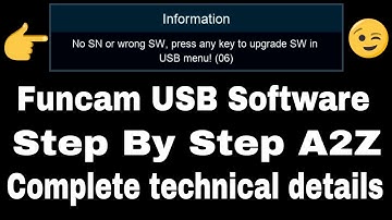 Funcam Software के बारे में सारी जानकारी, GX6605S Funcam USB Software Complete technical details