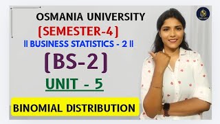 Celebrity BS-2 | BUSINESS STATISTICS-2 | UNIT-5 BINOMIAL DISTRIBUTION | OU | SEM-4 | ‎⁨‎⁨@shivanipallela⁩     Net Worth