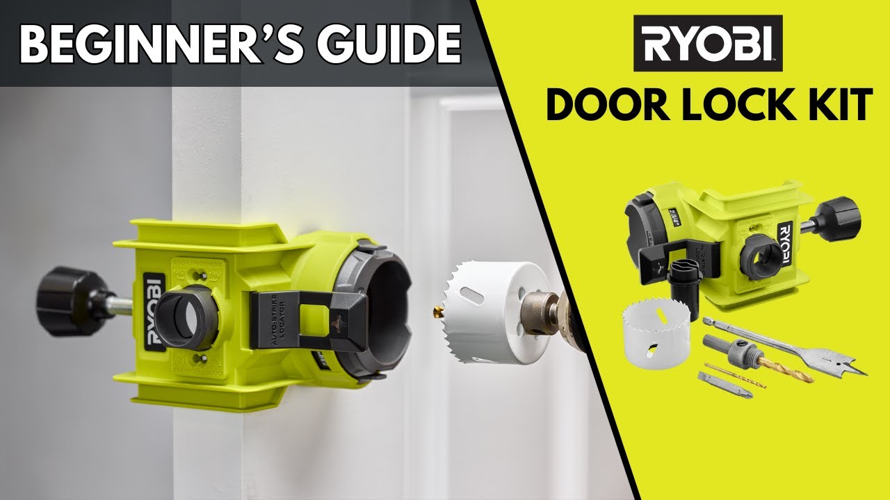 Wood Door Lock Installation Set – RYOBI Tools Canada