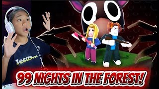 99 NIGHTS IN THE FOREST! | Roblox | NAKAKA INTENSE LARO NATO HAhaha KAKATAKOT!
