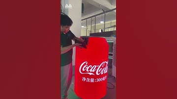 360° full-view advertising artifact! LED can display subverts traditional display#displaydesign