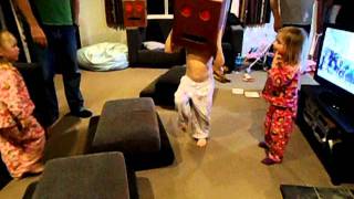 The kids shuffling