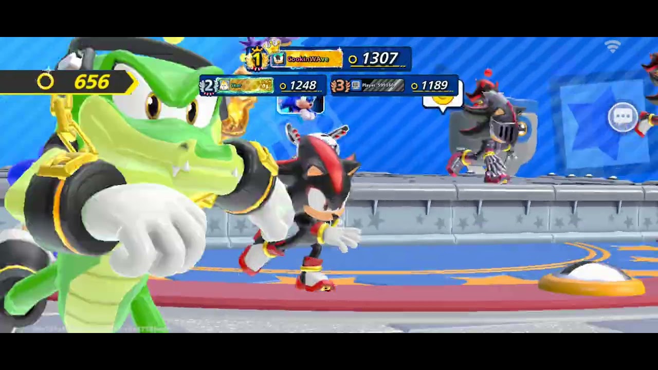 Sonic rumbel un fall guys de sonic