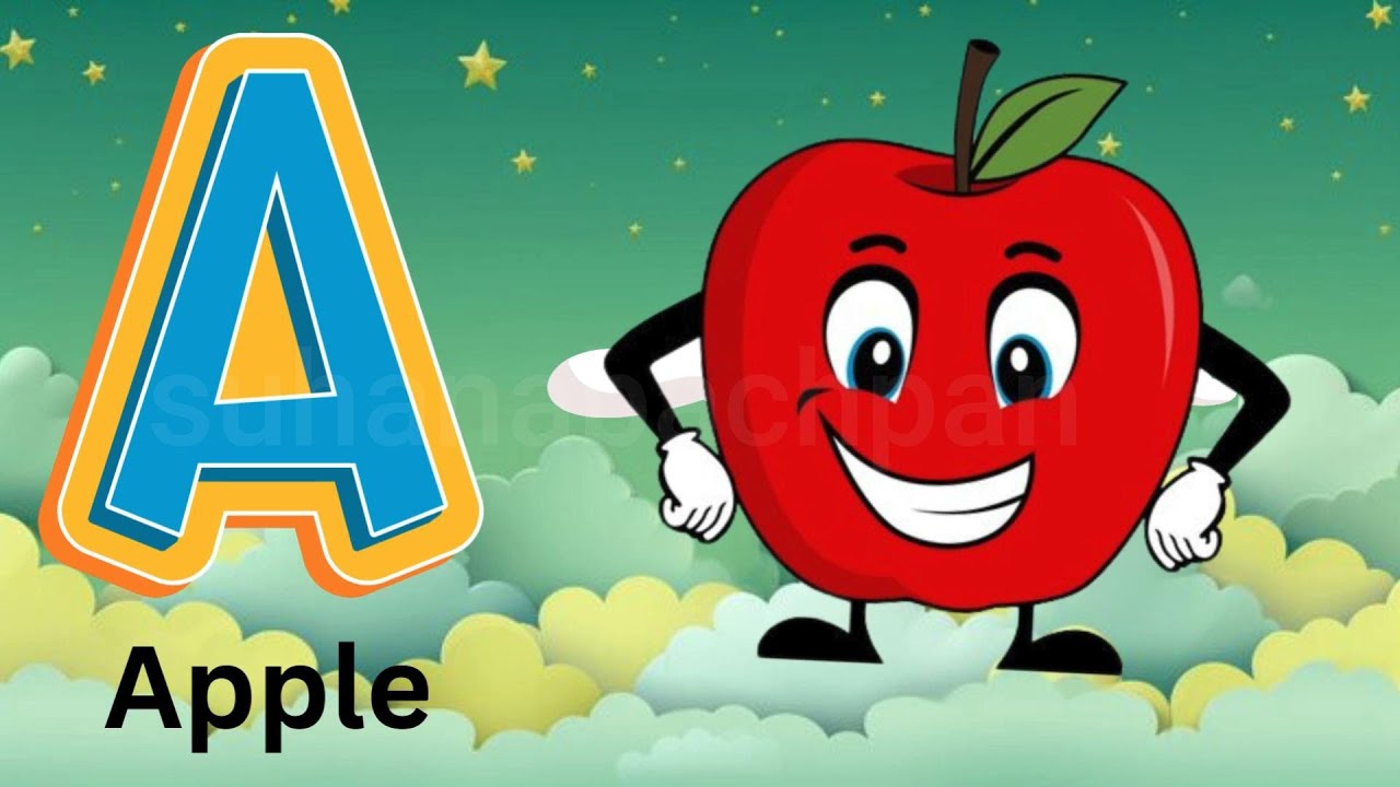 A is for Apple A A Apple / Popular Kids Learning ABC Phonics Song A to ...