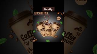 Finally Coffee teens Design #coffee #teens #gujarat #graphicdesign #viral #unfrezzmyaccount #shorts