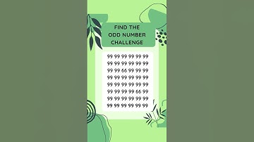 Find the Odd Number | Plz LIKE, SUBSCRIBE, COMMENT your answers #quiz #math #shorts #trending