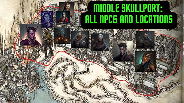 Middle Skullport: All NPCs and Locations #dmguide #subscribe #dnd5e