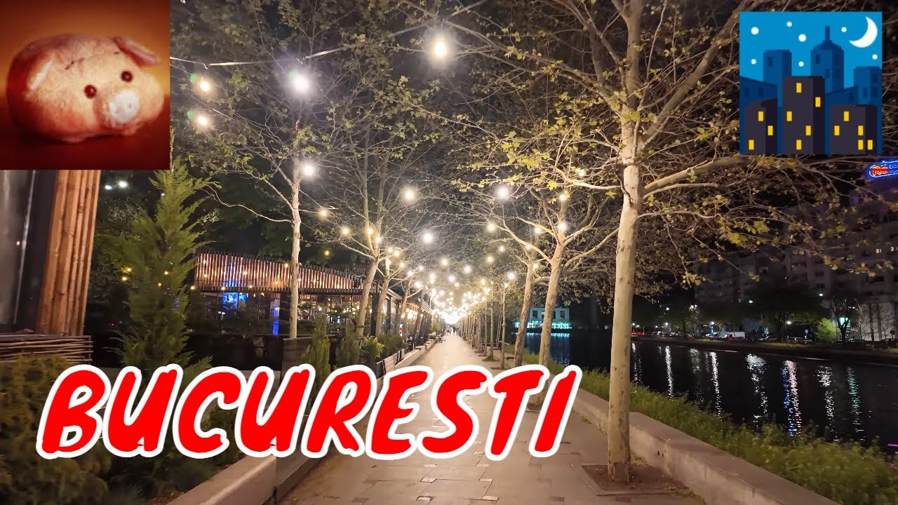 🎇 БУХАРЕСТ ВЕЧЕРОМ