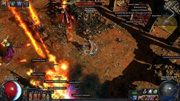 Path of exile -  Arcade 67 Map Boss Only - Dual Flame Totem