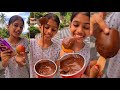 #TiyaKutty 1st Time #FreezedMangoChocolate🥭 ഉണ്ടാക്കി😊 ഇത്രയും #Tasty ആണെന്ന് വിചാരിച്ചില്ല