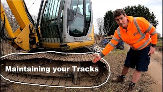 Maintaining your Excavator Tracks