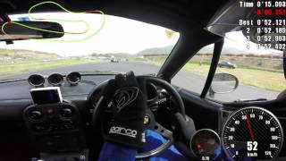 160424 本庄ロードスター祭り_4プチレース　 ロードスター NA6CE   52.131　FR185/60R14 HIFLY　メットカメラ