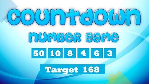 Countdown Numbers Game 1 | Can you solve this ? Numbers Game.