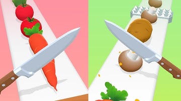 Perfect Slices Game! Very Satisfying and Relaxing ASMR Slicing Video